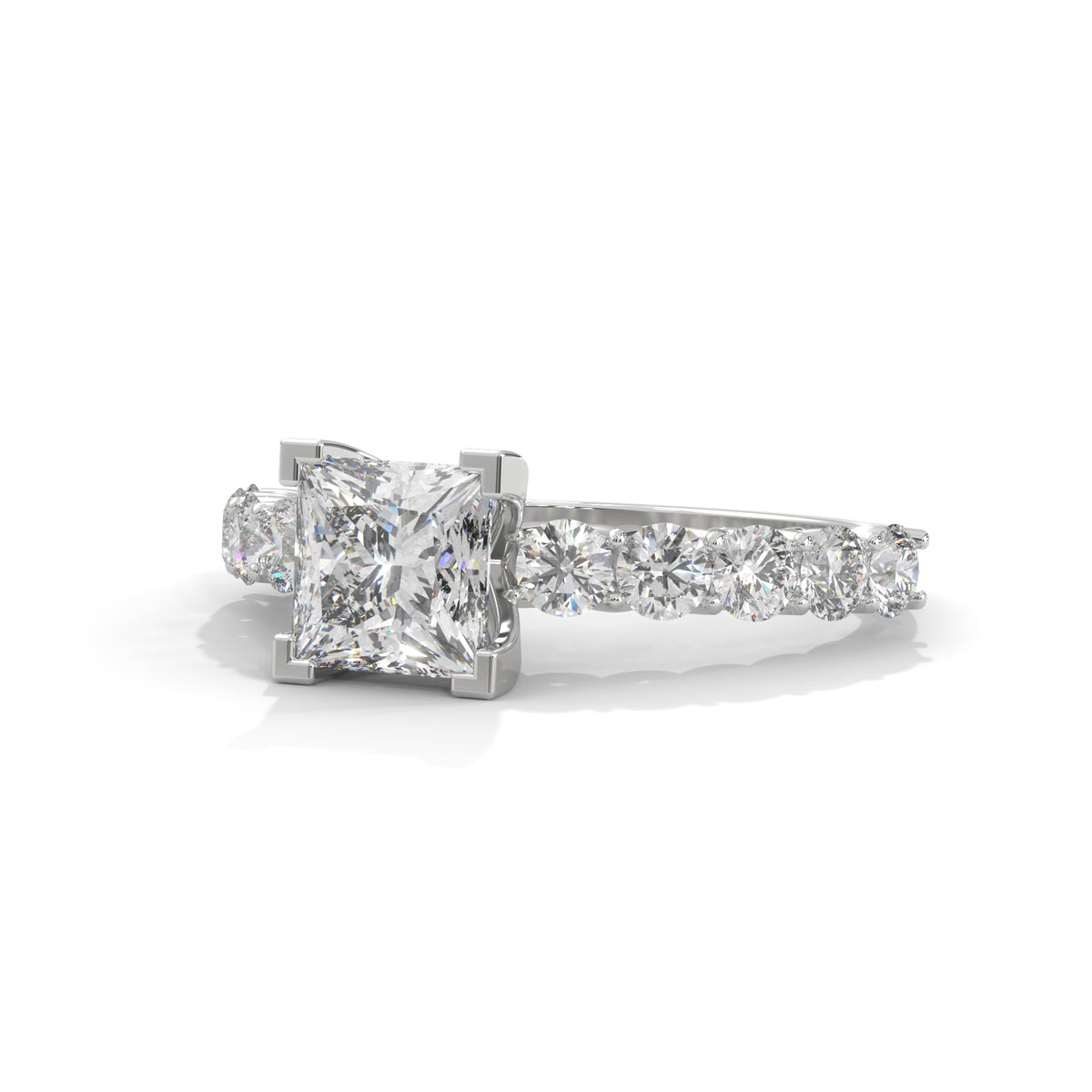 Royal Court Princess Solitaire Ring