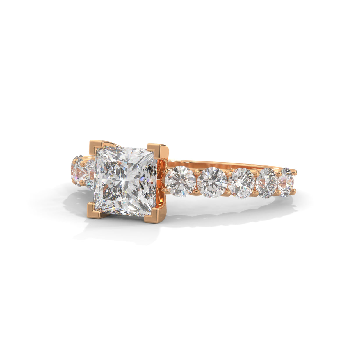 Royal Court Princess Solitaire Ring