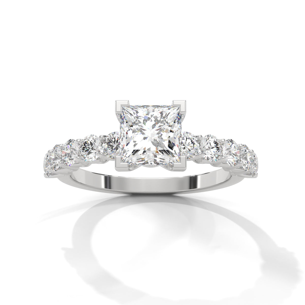 Royal Court Princess Solitaire Ring