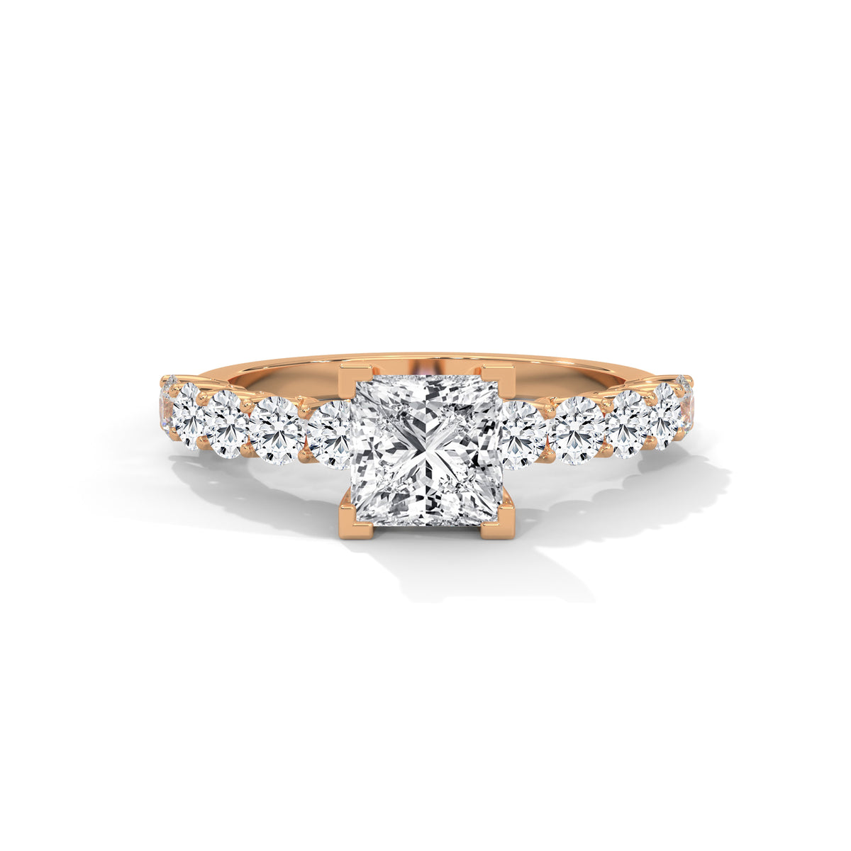 Royal Court Princess Solitaire Ring
