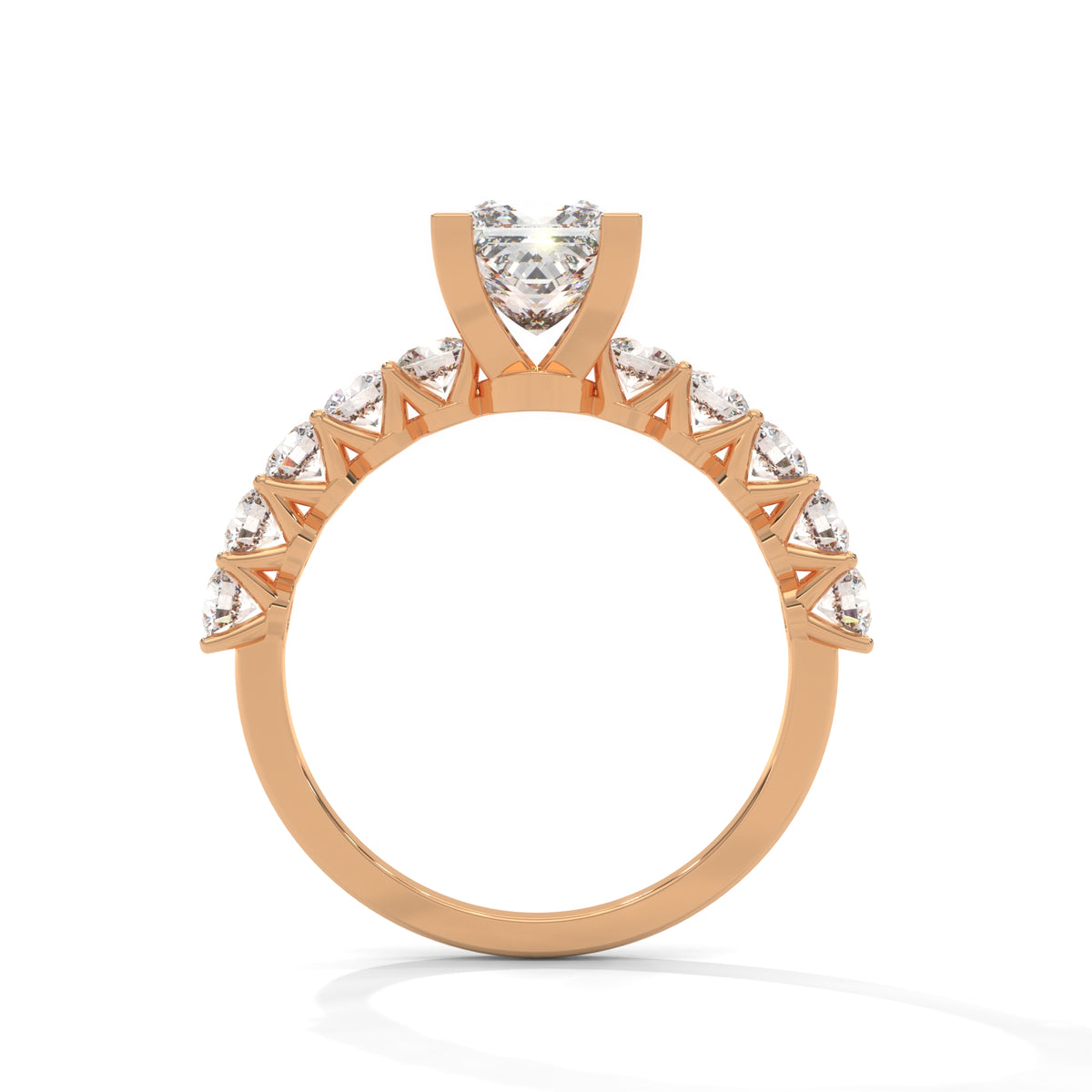 Royal Court Princess Solitaire Ring