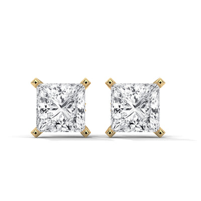 Sovereign Princess Solitaire Earrings — IGI Certified Diamond Jewellery | My Carat India