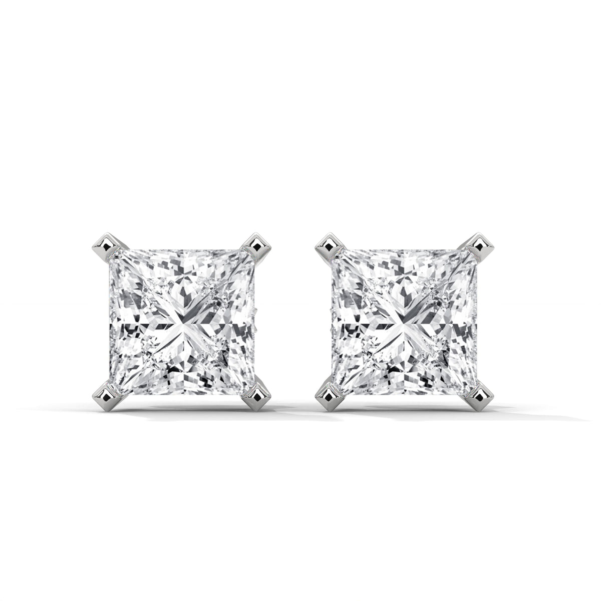 Sovereign Princess Solitaire Earrings