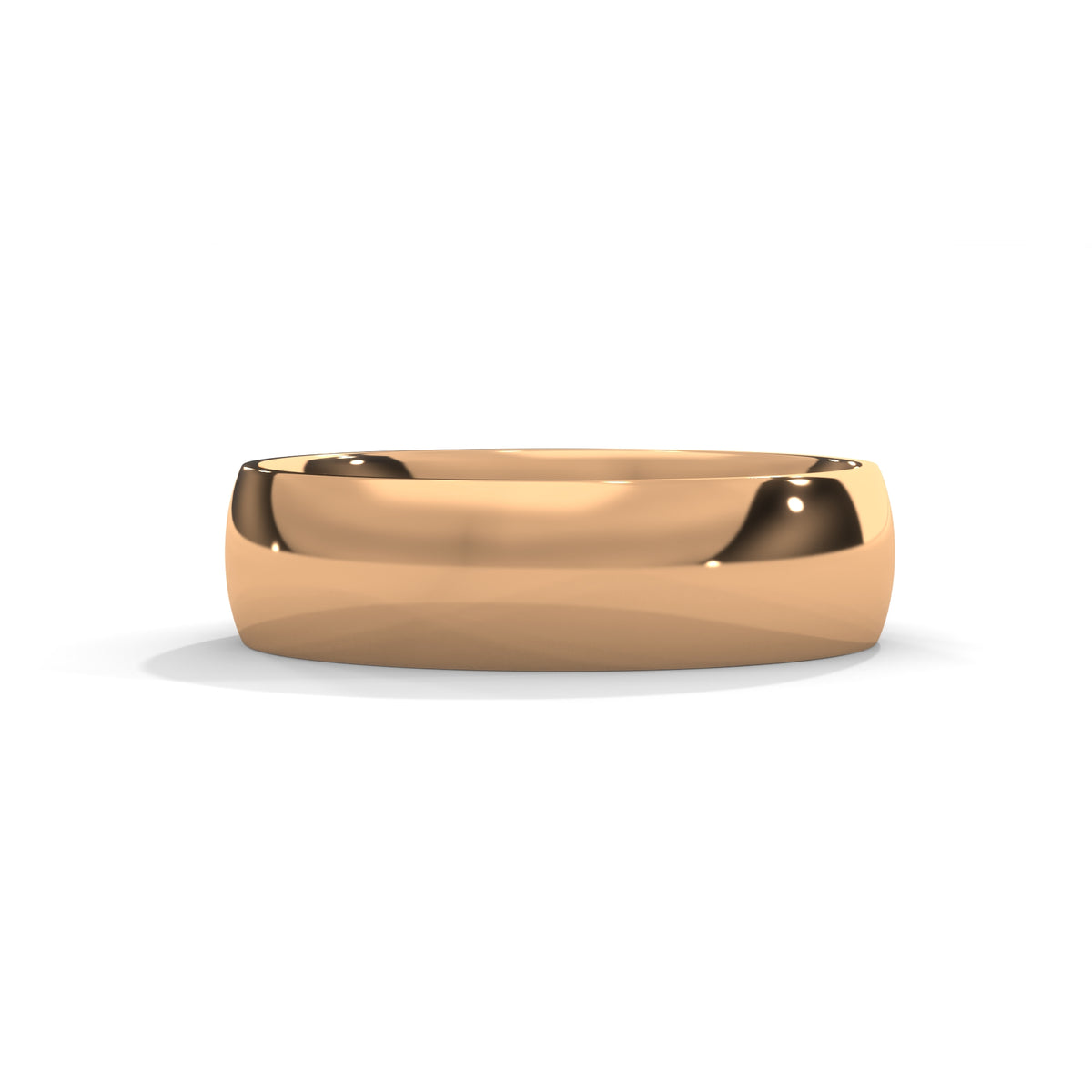 Polished Arc Classic Band Ring