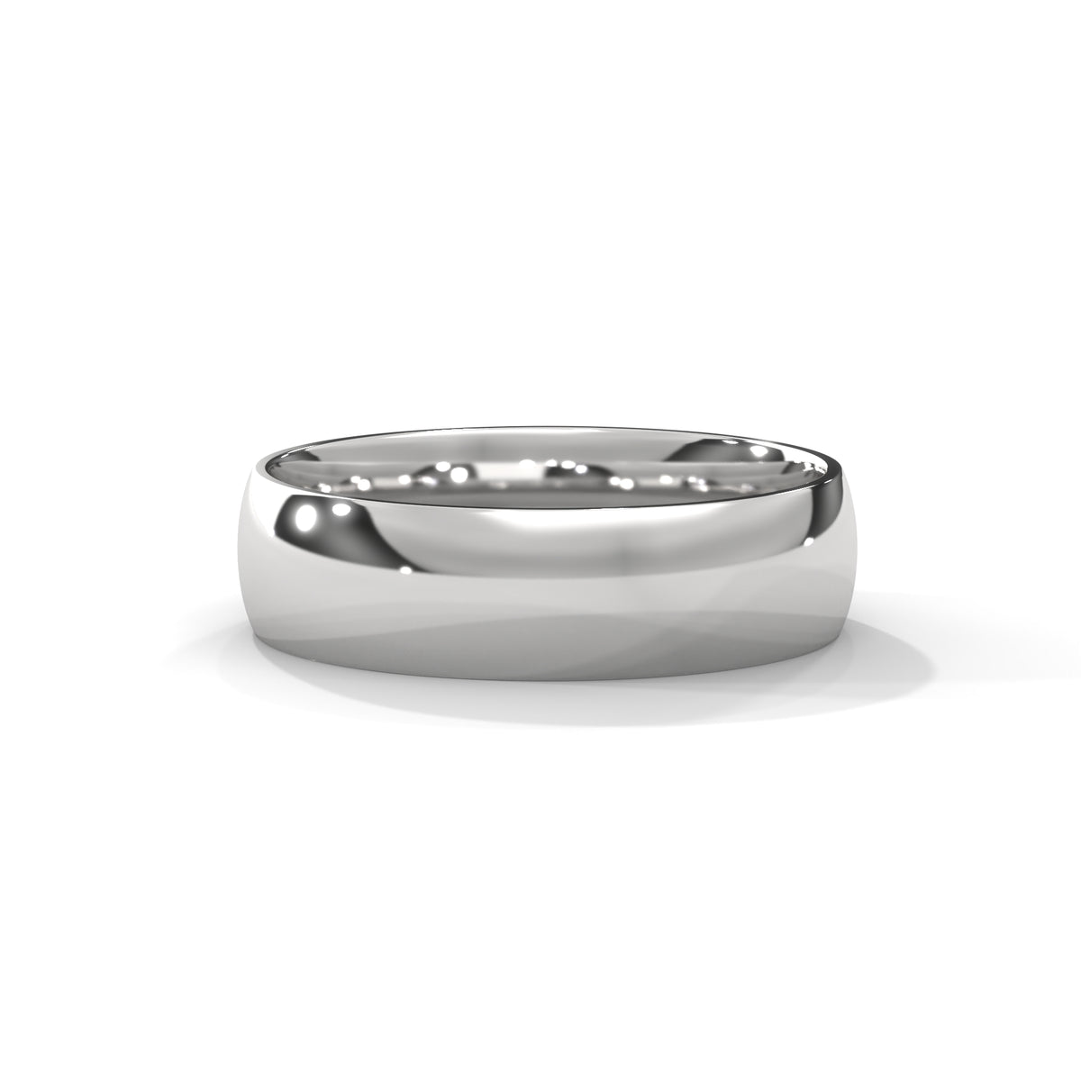 Polished Arc Classic Band Ring