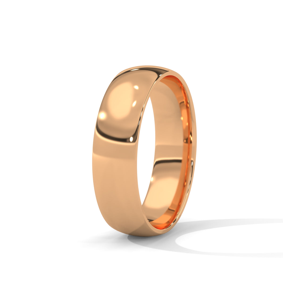 Polished Arc Classic Band Ring