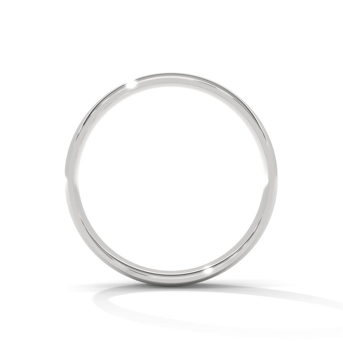 Polished Arc Classic Band Ring