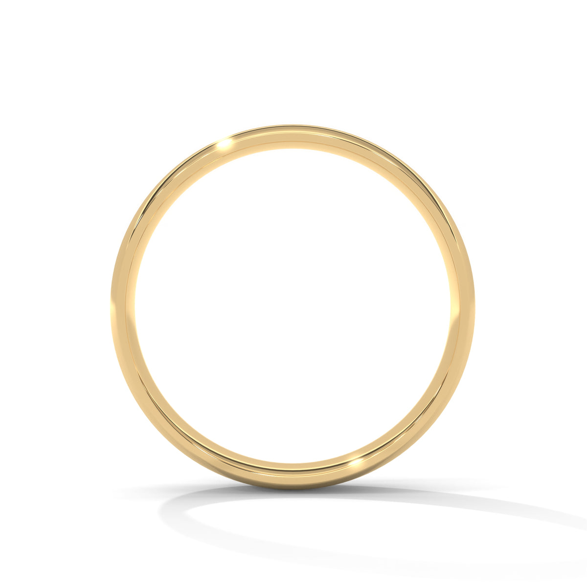 Polished Arc Classic Band Ring