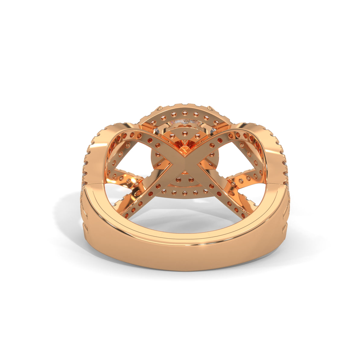 Infinity Braid Diamond Ring