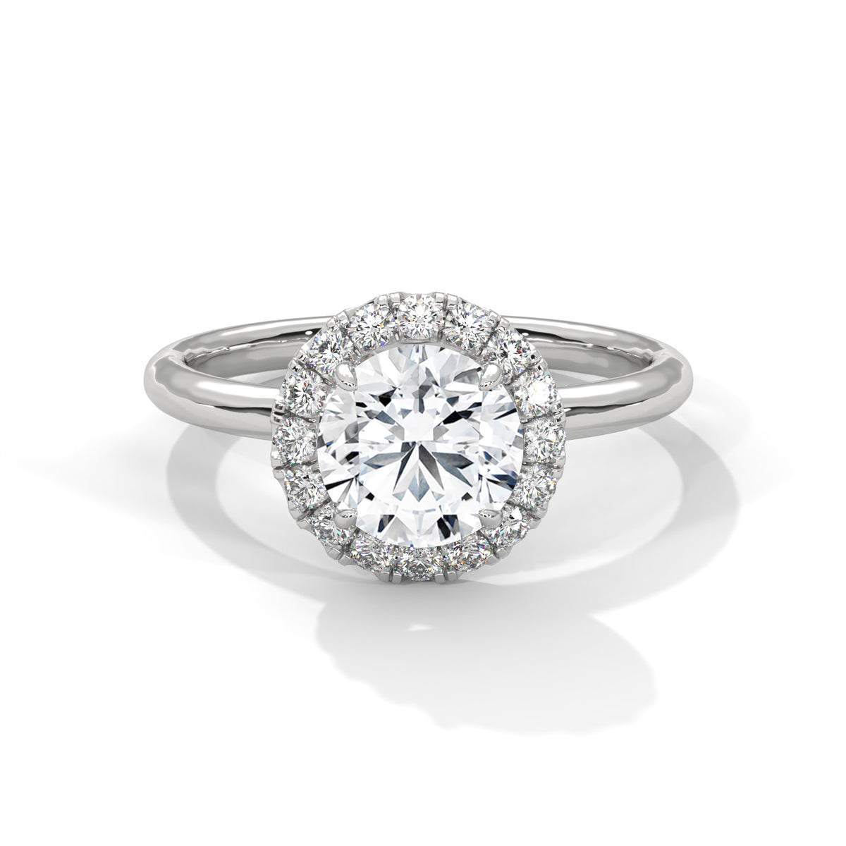 Celestial Bloom Halo Ring