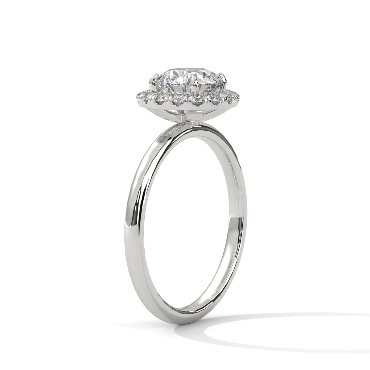 Celestial Bloom Halo Ring
