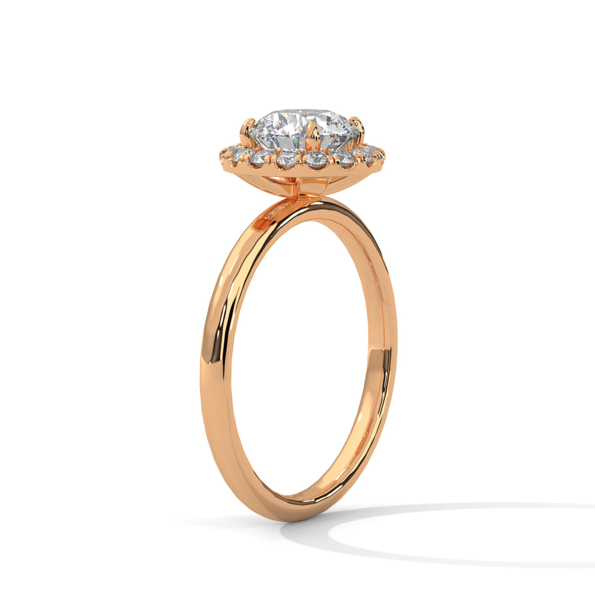 Celestial Bloom Halo Ring
