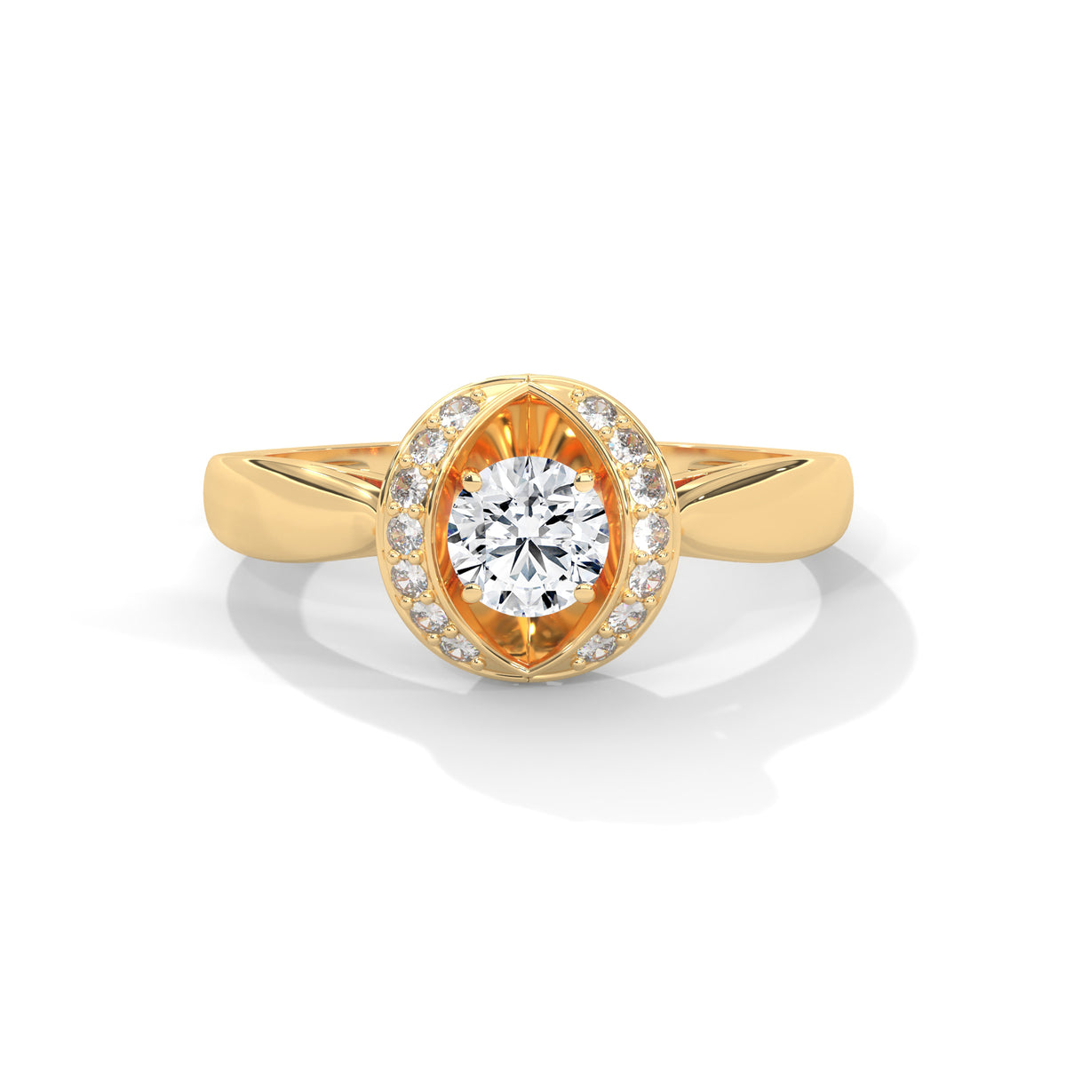 Celestial Embrace Halo Ring