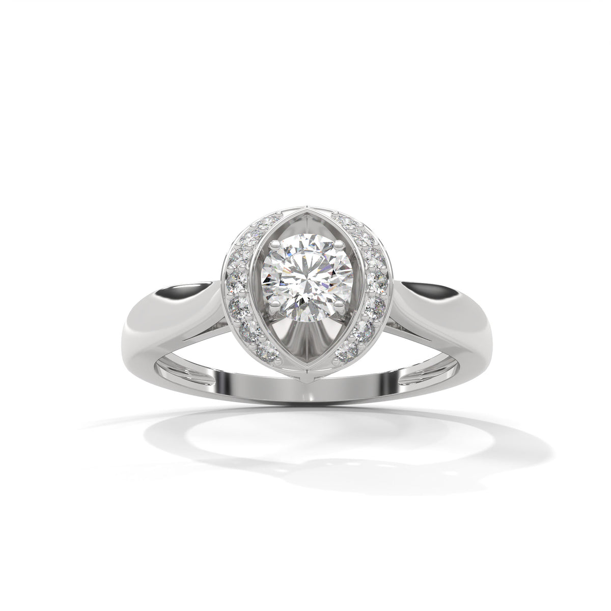 Celestial Embrace Halo Ring