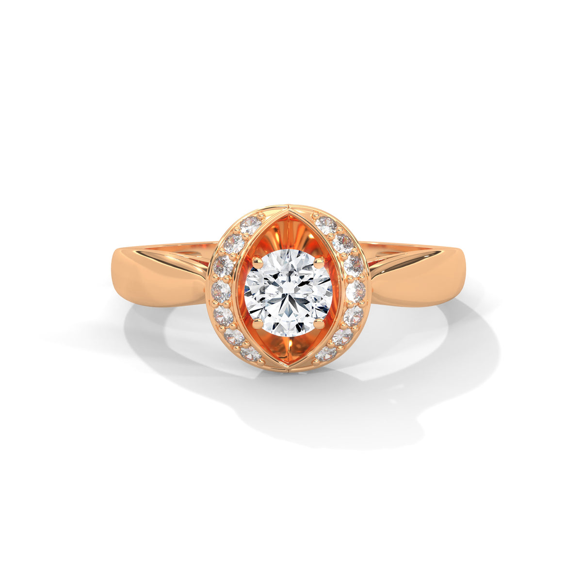 Celestial Embrace Halo Ring