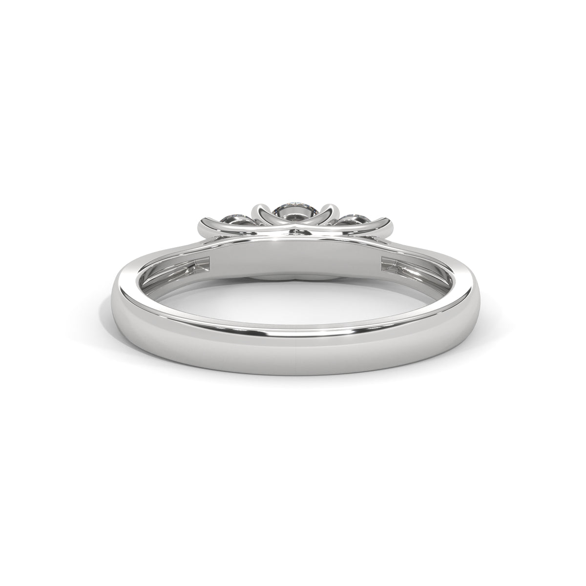 Celestial Trio Solitaire Ring