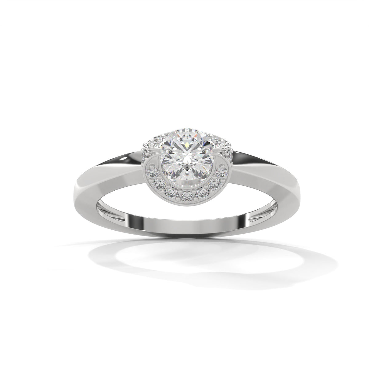 Celestial Bloom Halo Ring