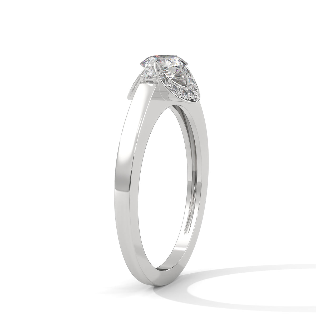 Celestial Bloom Halo Ring