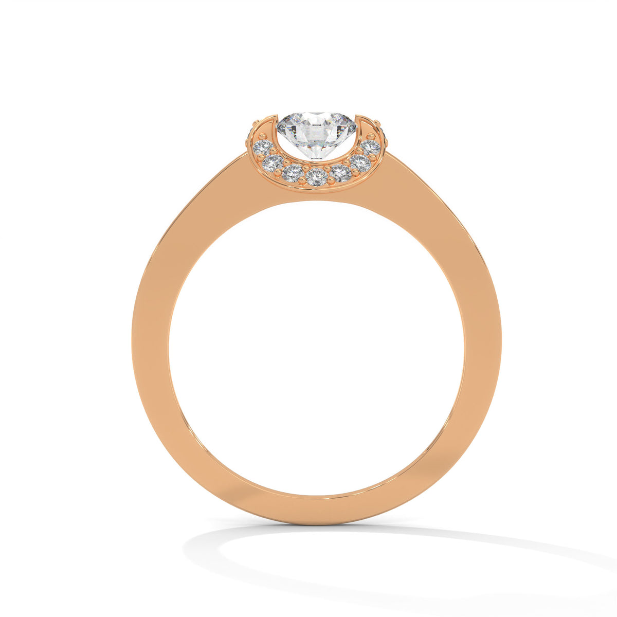 Celestial Bloom Halo Ring