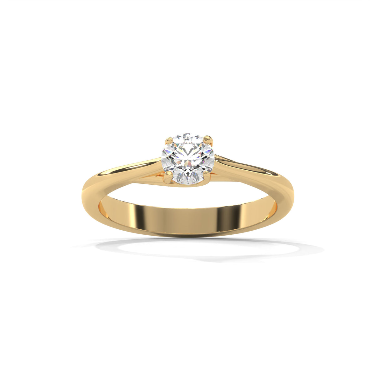 Timeless Arch Solitaire Ring