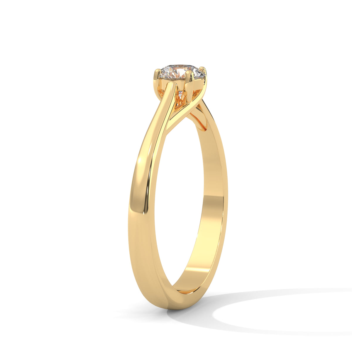 Timeless Arch Solitaire Ring
