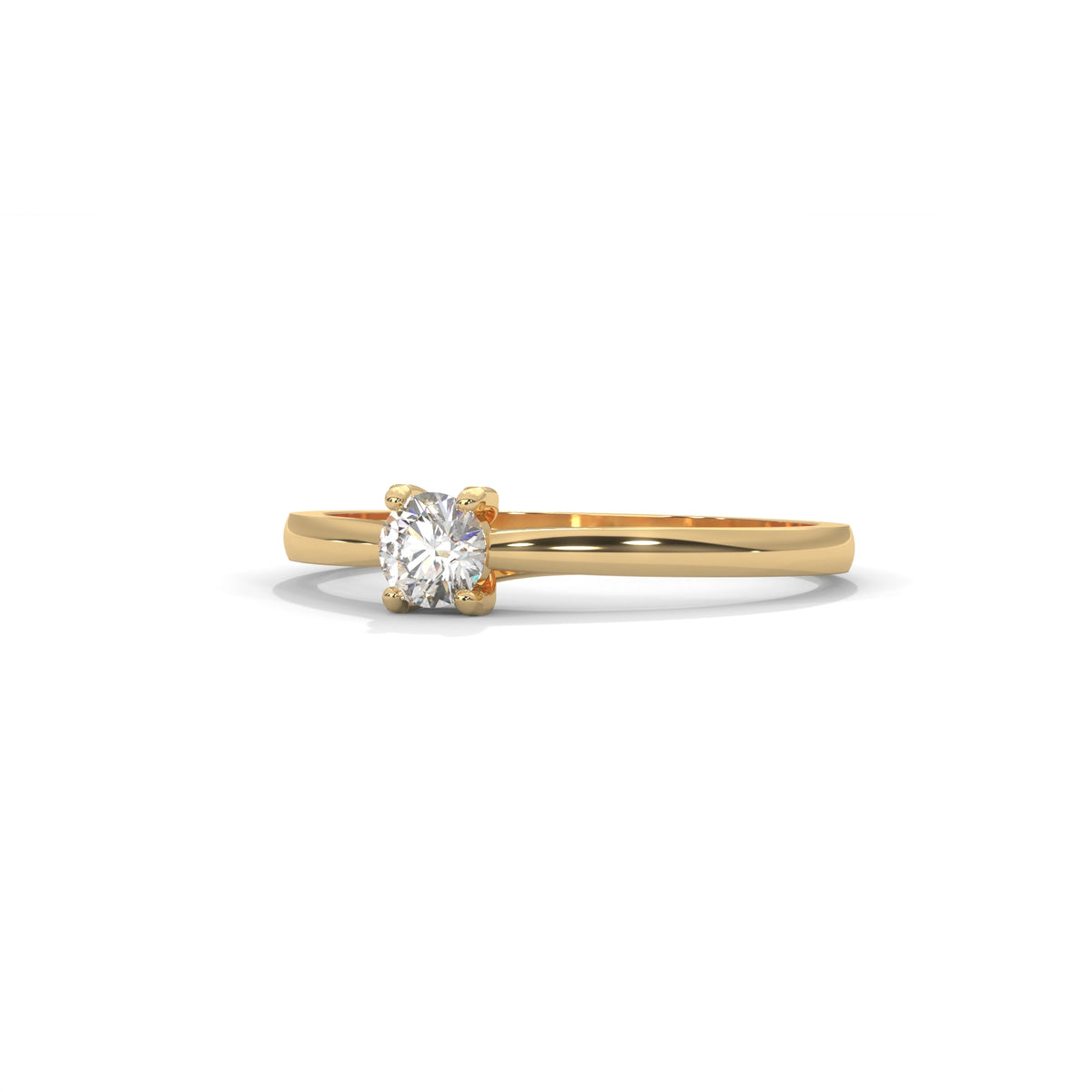 First Light Solitaire Ring