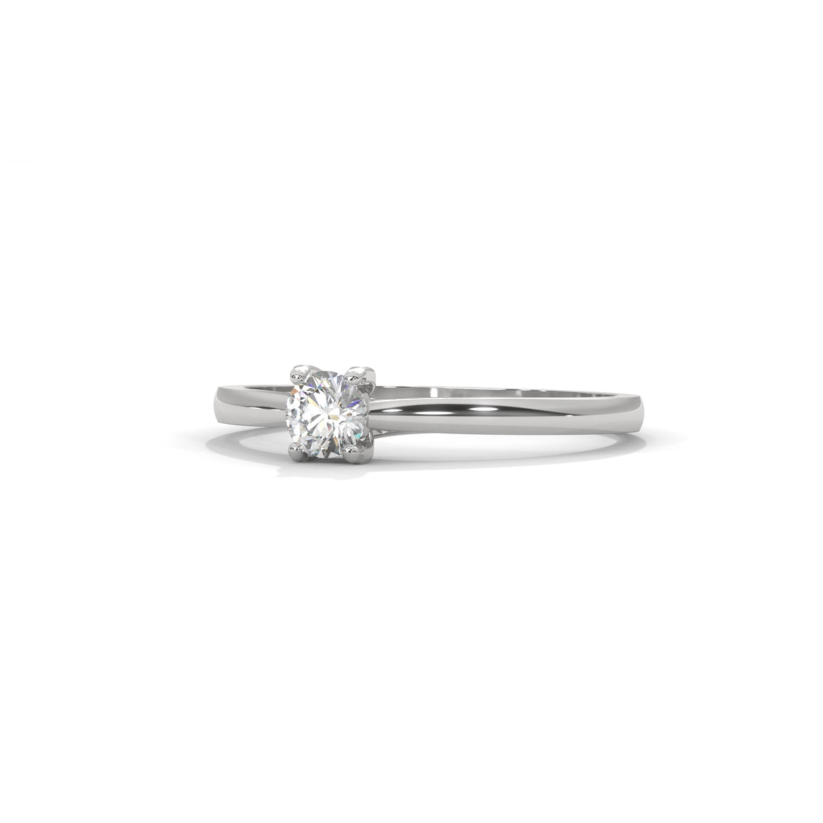 First Light Solitaire Ring