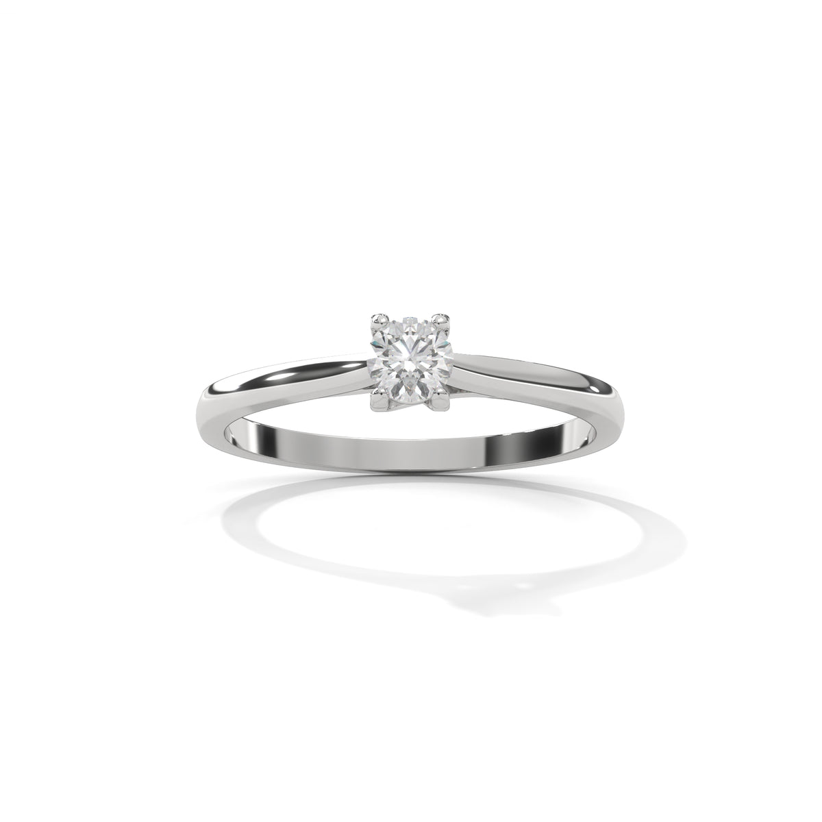 First Light Solitaire Ring
