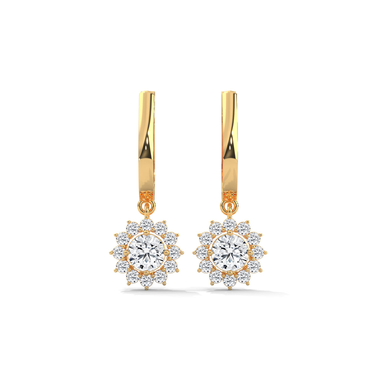 Celestial Bloom Halo Danglers