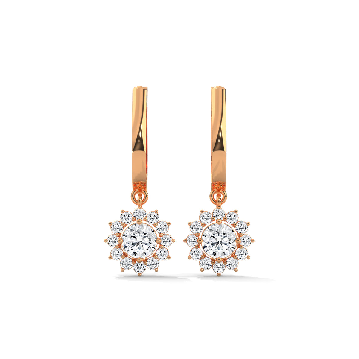 Celestial Bloom Halo Danglers