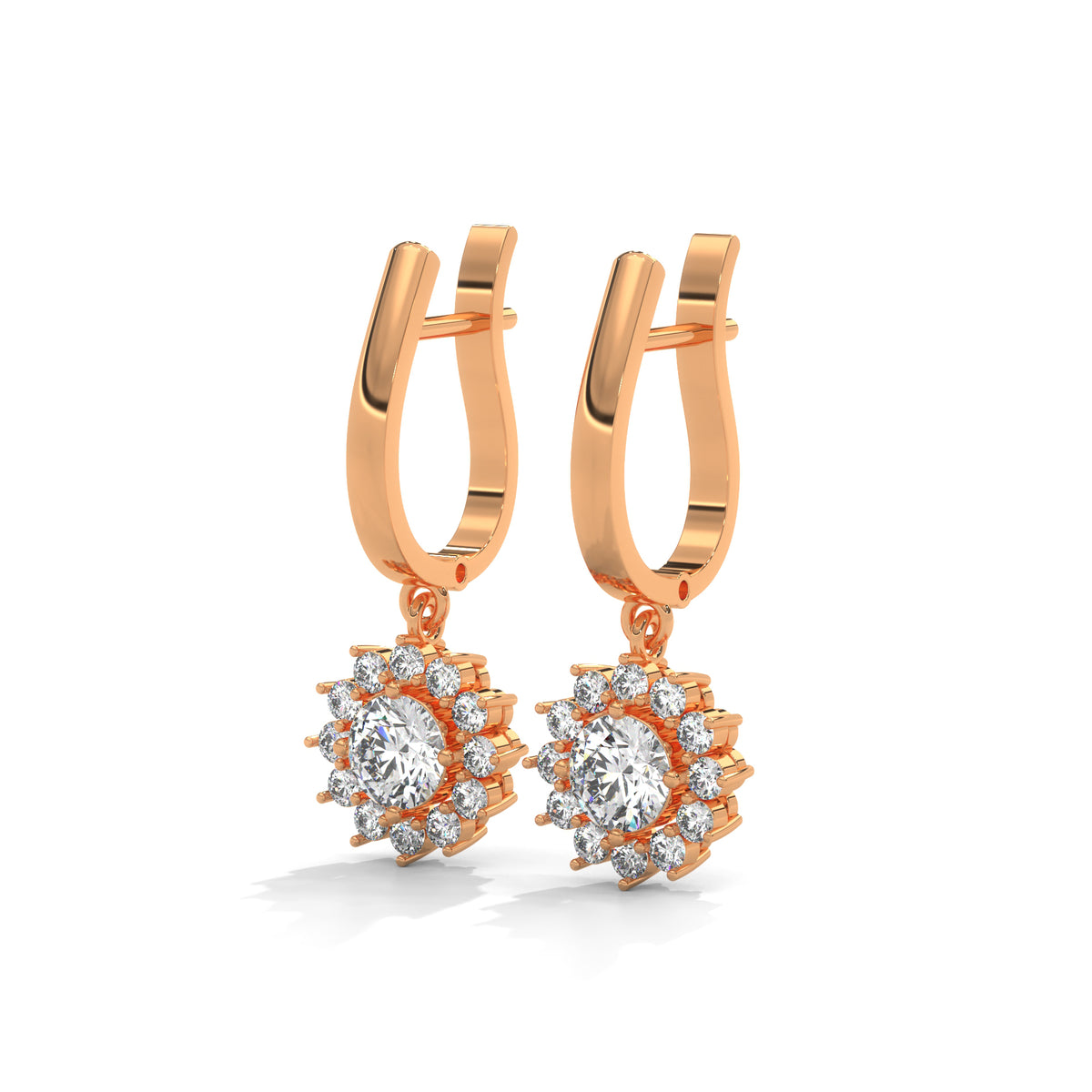 Celestial Bloom Halo Danglers
