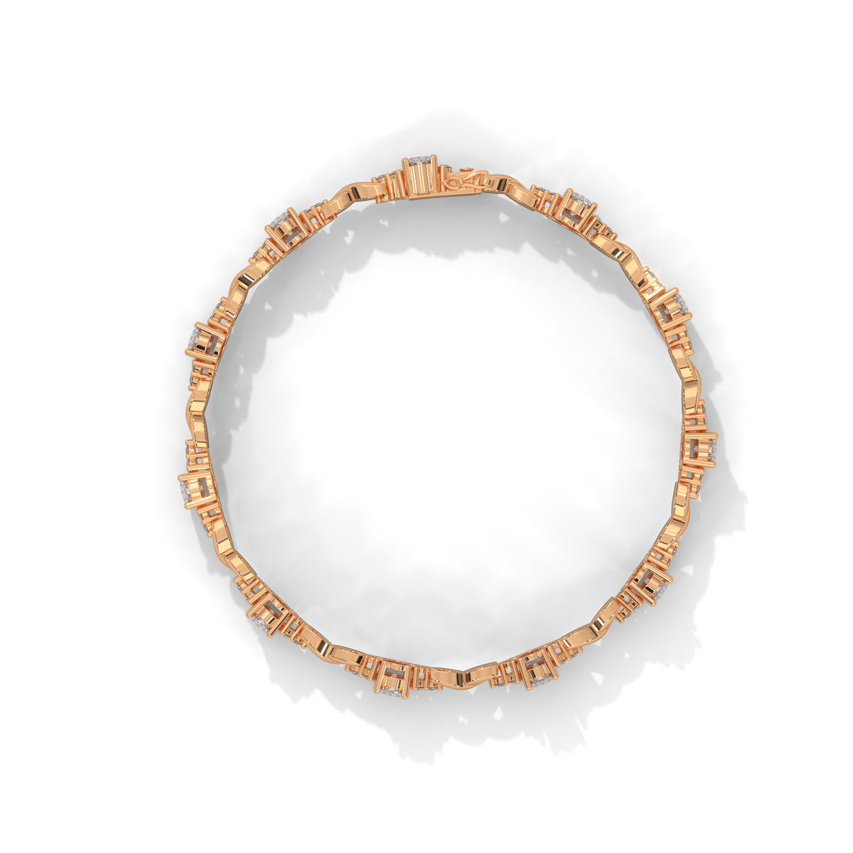 Midnight Bloom Infinity Bracelet