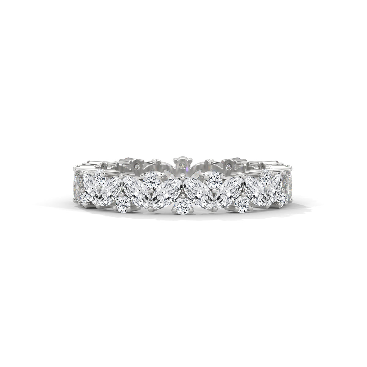 Marquise Waltz Eternity Ring