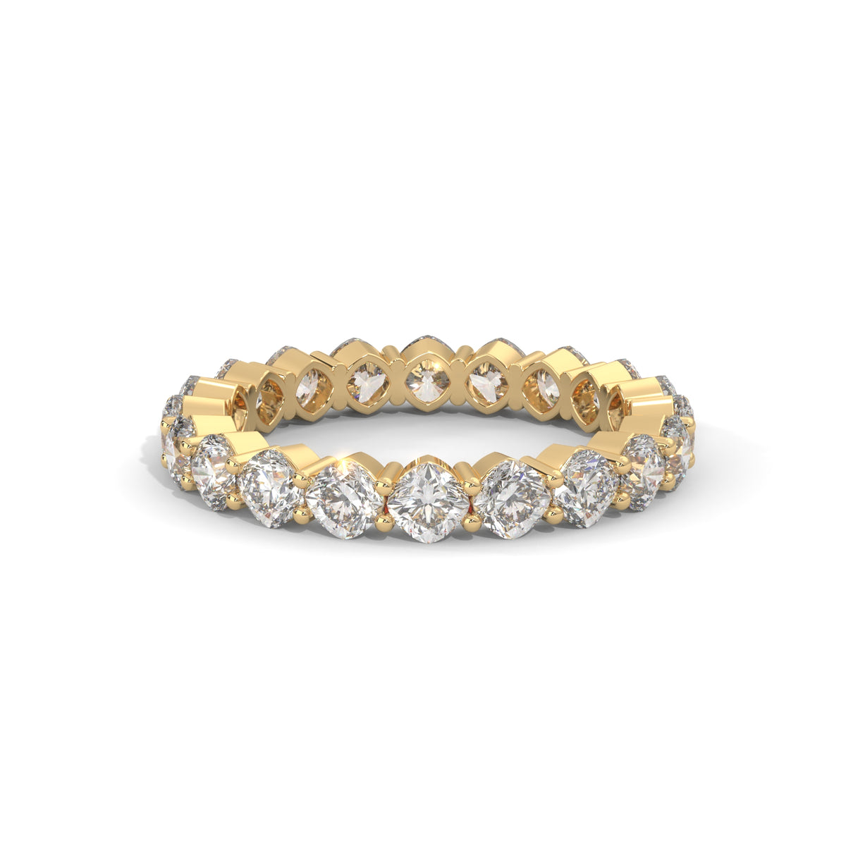 Endless Cushion Eternity Ring