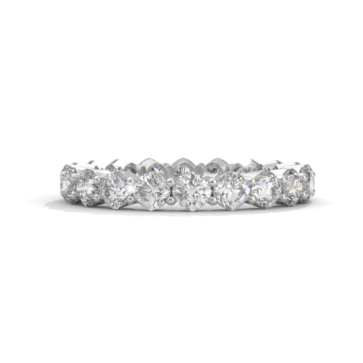 Endless Cushion Eternity Ring