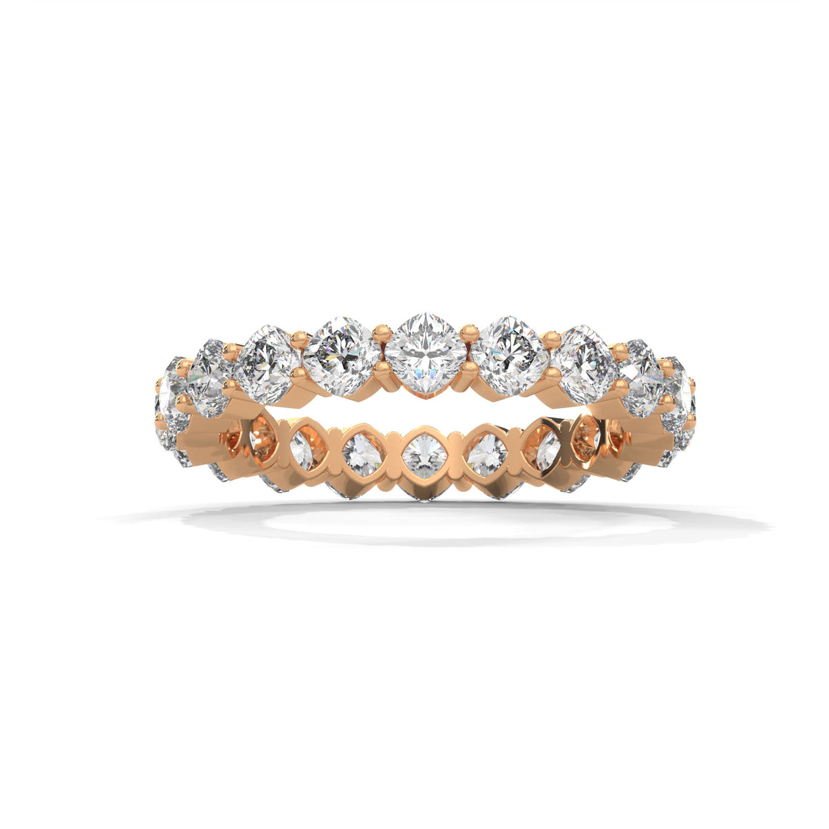 Endless Cushion Eternity Ring