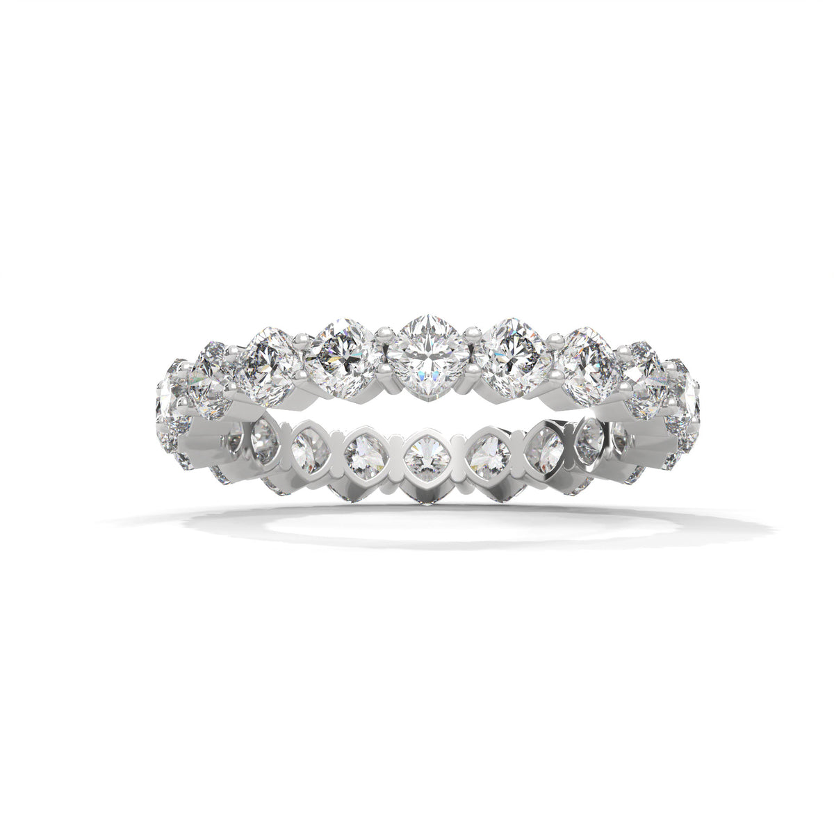 Endless Cushion Eternity Ring