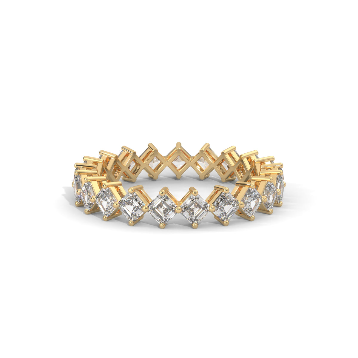 Cascading Squares Eternity Ring
