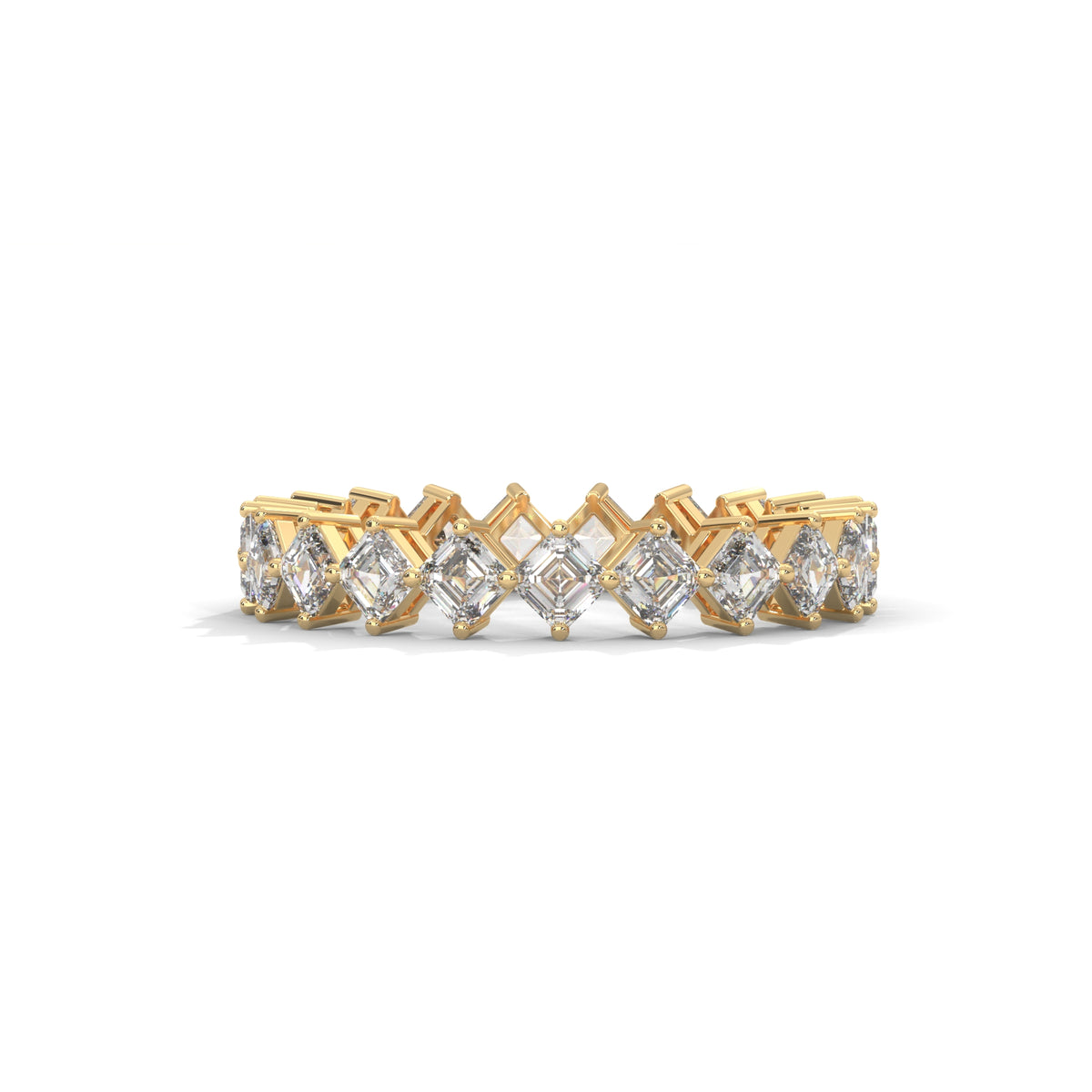 Cascading Squares Eternity Ring
