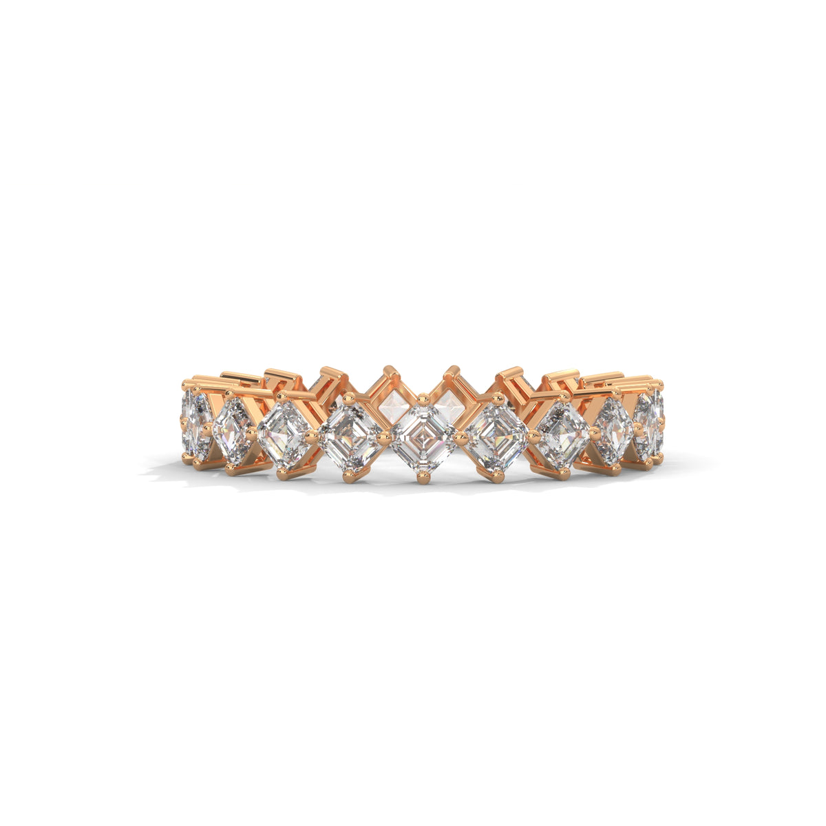 Cascading Squares Eternity Ring