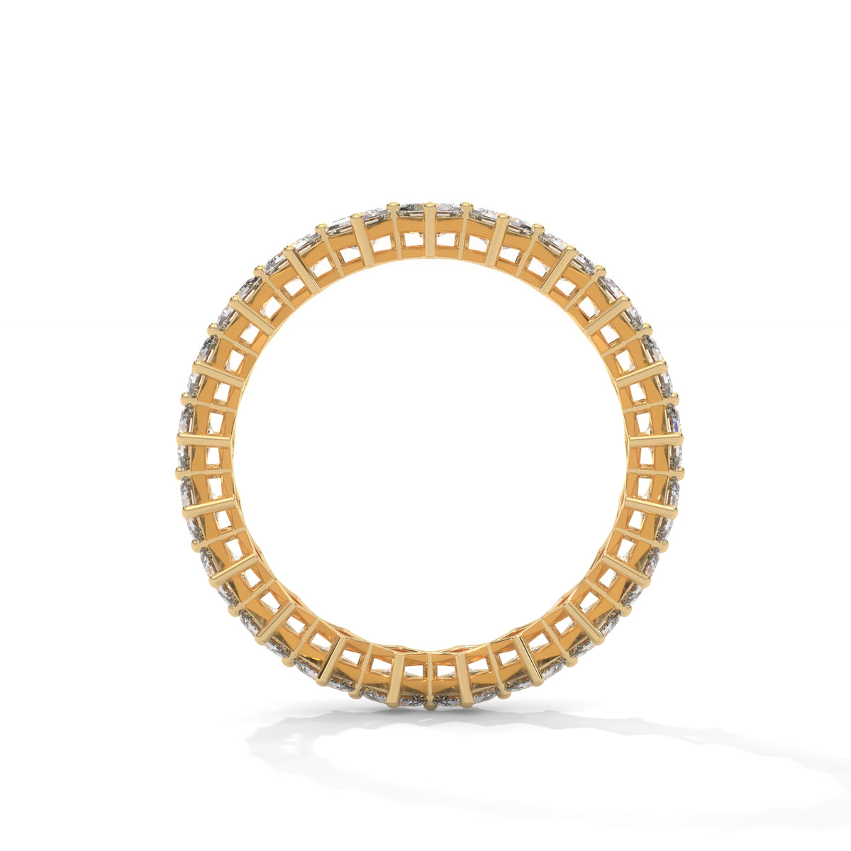 Cascading Squares Eternity Ring