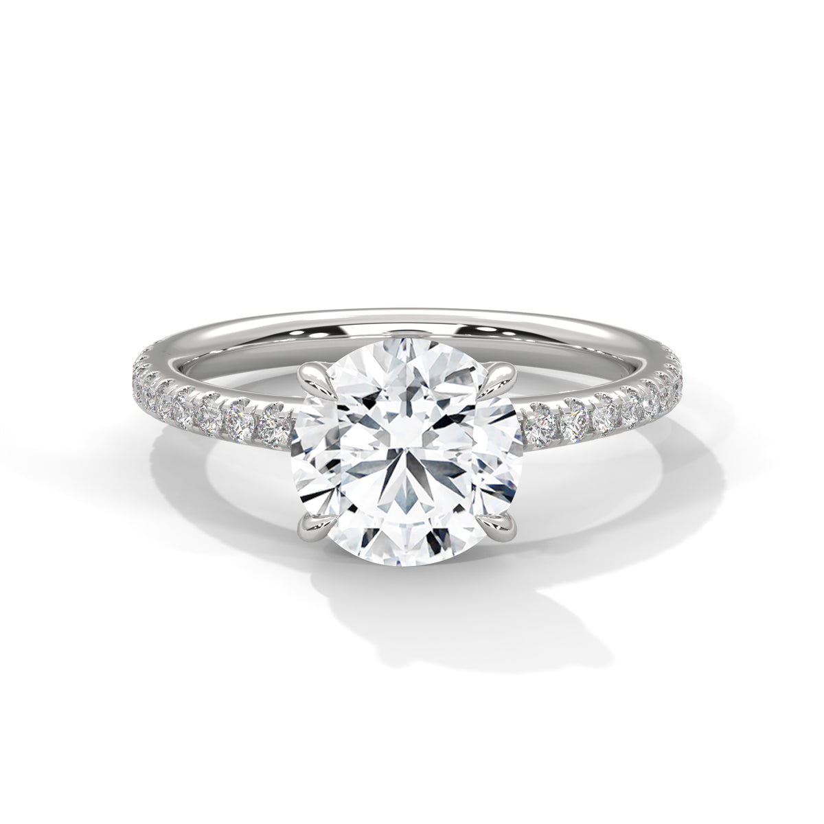 Celestial Crown Solitaire Ring