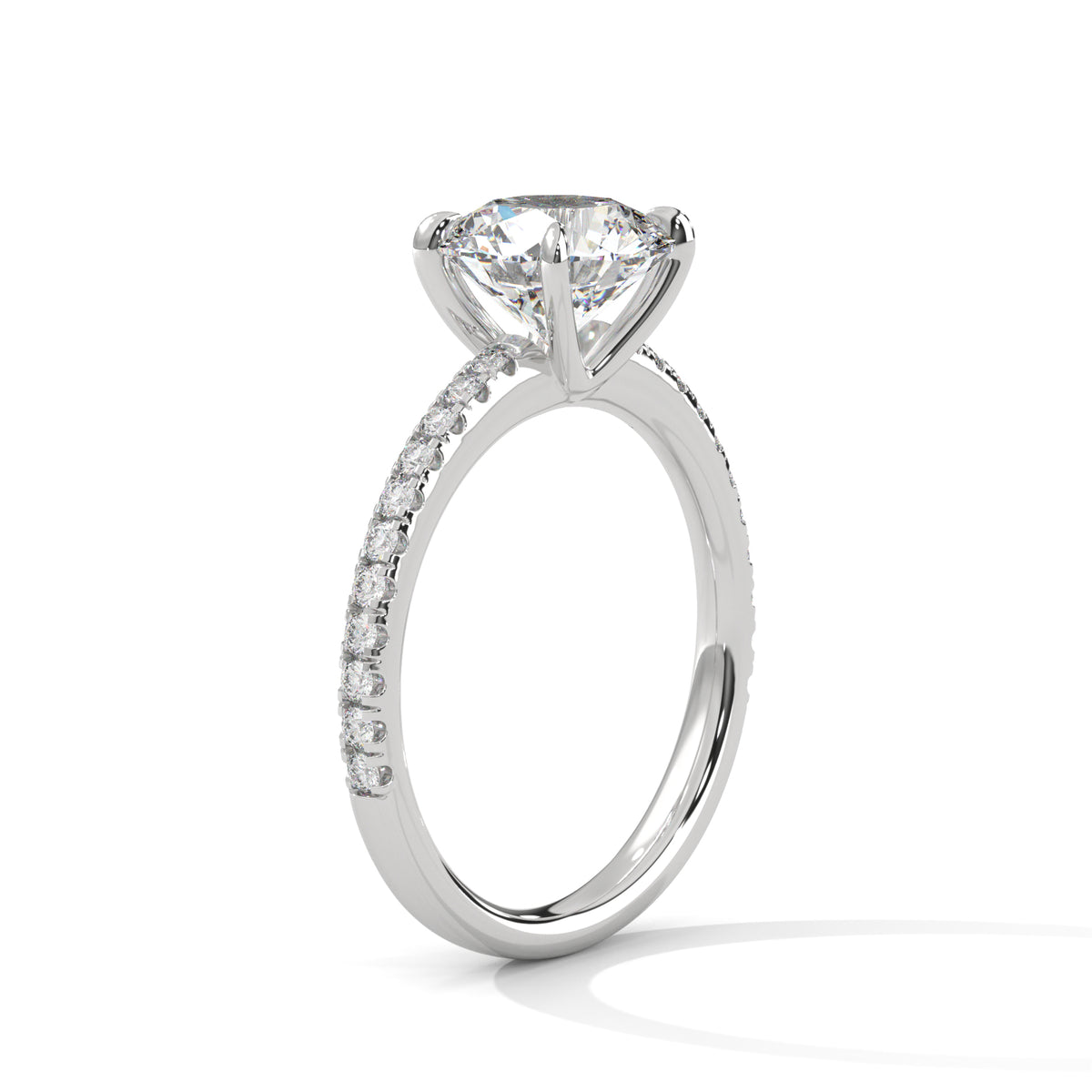 Celestial Crown Solitaire Ring