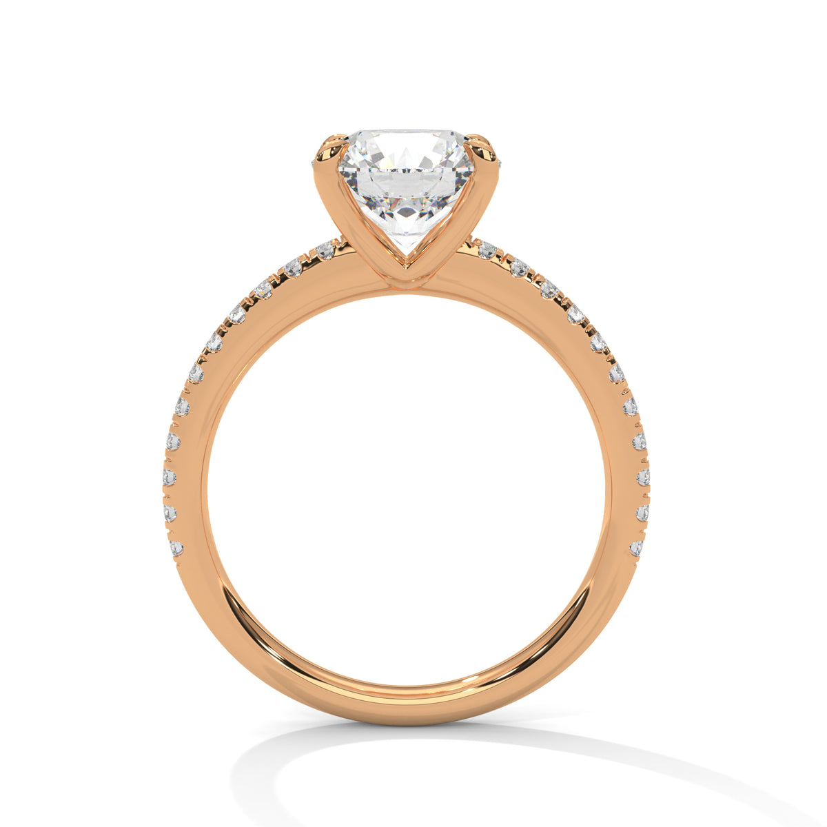 Celestial Crown Solitaire Ring