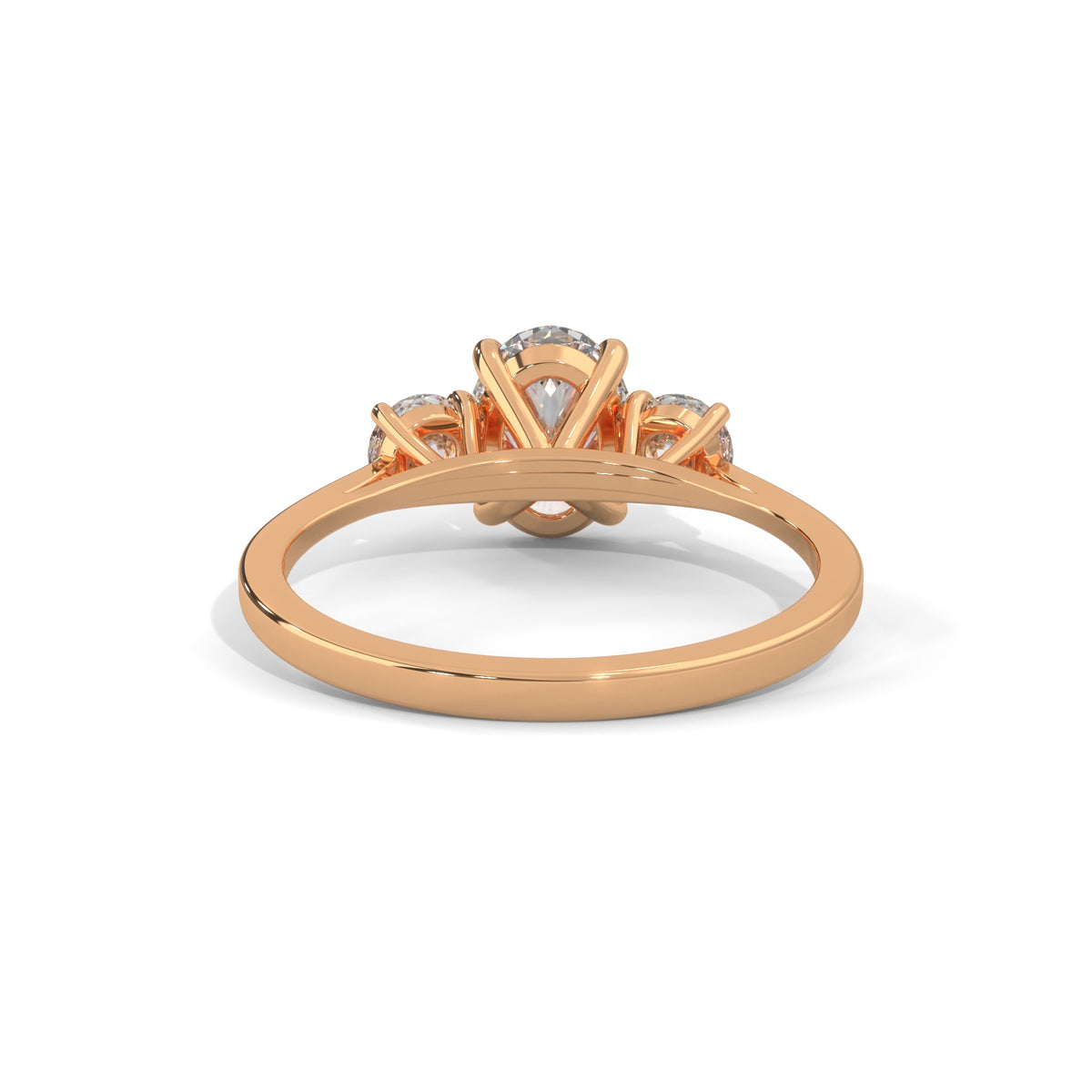 Oval Reverie Three-Stone Ring