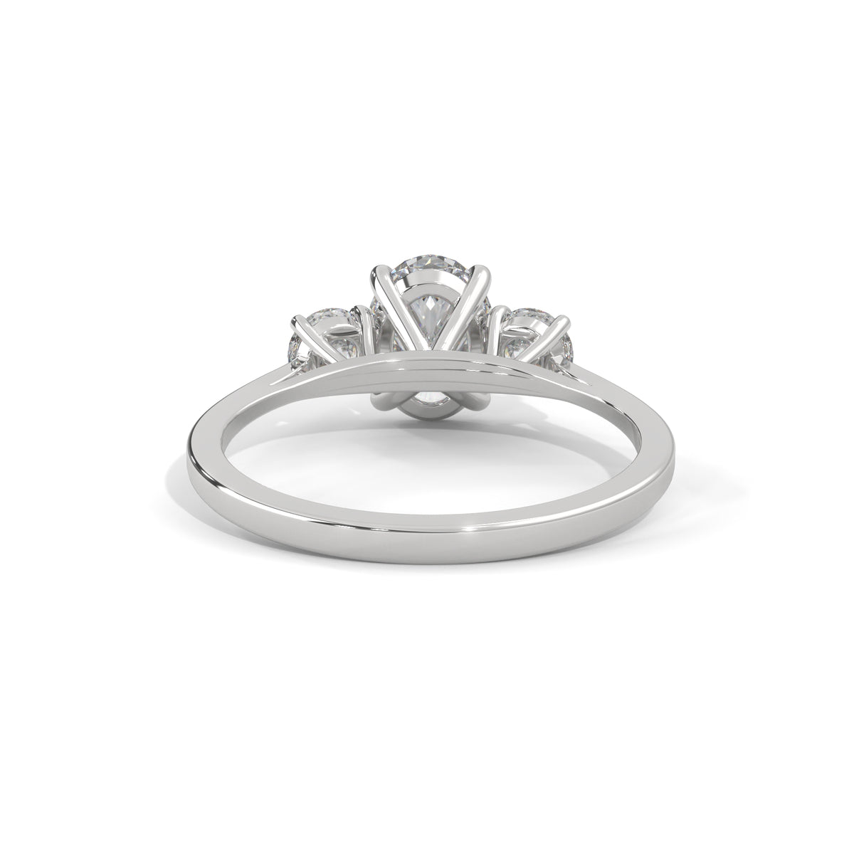 Oval Reverie Three-Stone Ring
