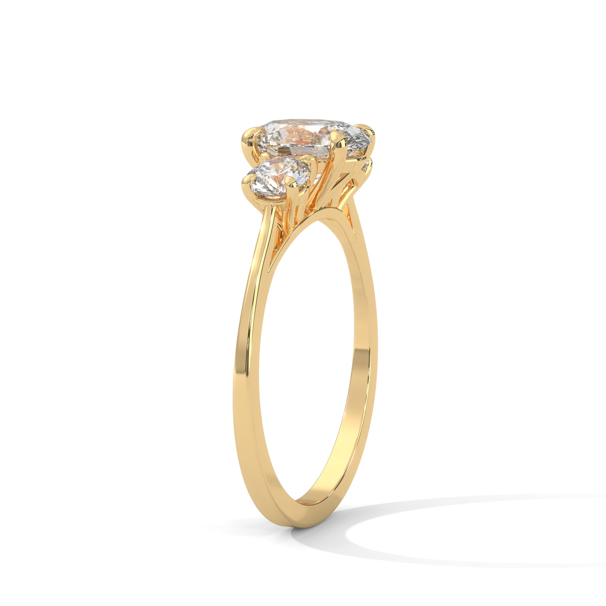 Oval Reverie Three-Stone Ring