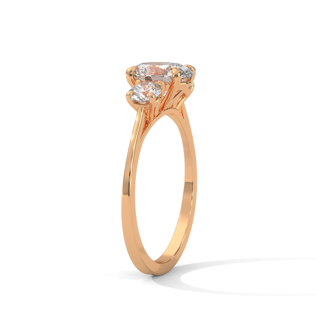 Oval Reverie Three-Stone Ring