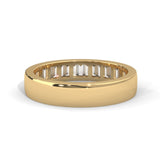 Glacier Channel Baguette Ring