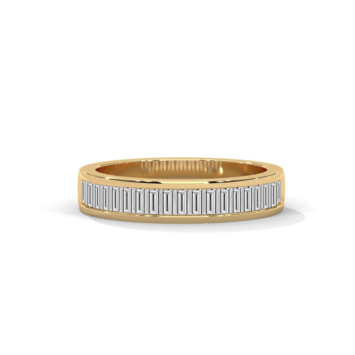 Glacier Channel Baguette Ring